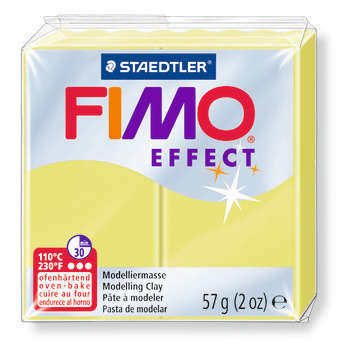 Pâte Fimo Effect, 57g - Jaune citrine