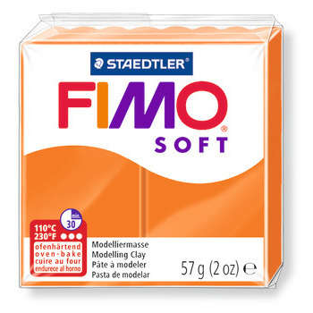 Pâte Fimo Soft, 57 g - Mandarine