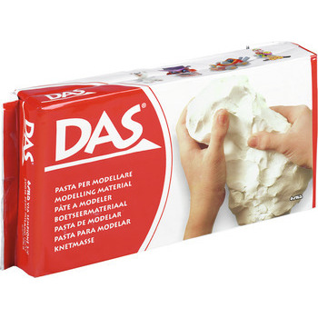 Pâte à modeler DAS Pain de 1kg blanc