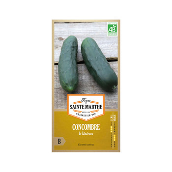 Graines de concombre le généreux Bio en sachet