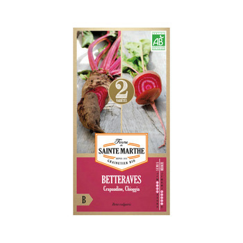 Graines de betterave crapaudine et chiogga Bio en