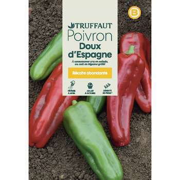 Graines de poivron doux d'Espagne en sachet