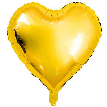 Ballon en aluminium doré c½ur