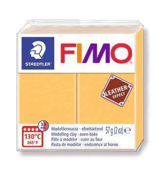 Pâte Fimo Effect cuir 57g jaune safran