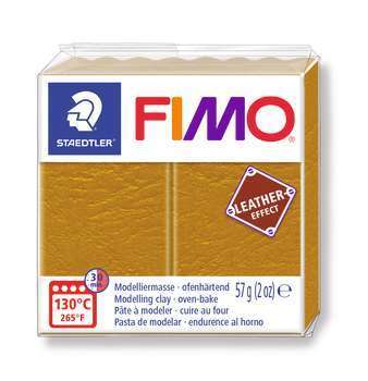 Pâte Fimo Effect cuir 57g ocre