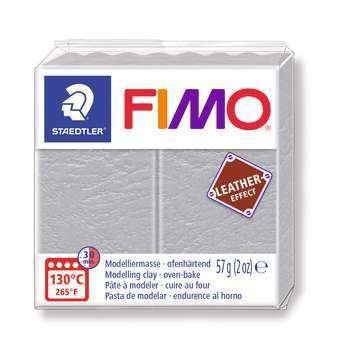 Pâte Fimo Effect cuir 57g gris palegris colombe