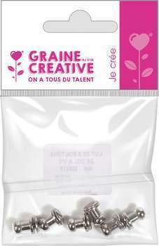 Sachet de 6 boutons de col à vis