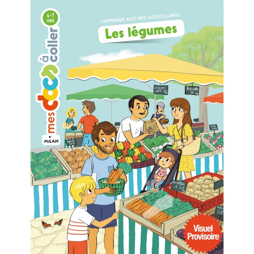 Livre pour enfant, mes docs à coller : les légumes