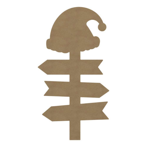 Panneau signalétique 40x78 Père Noël