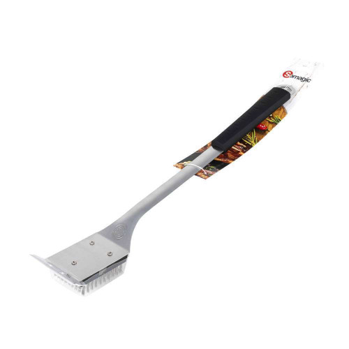 Brosse pour barbecue : inox/Soft Touch, 44x8x5cm