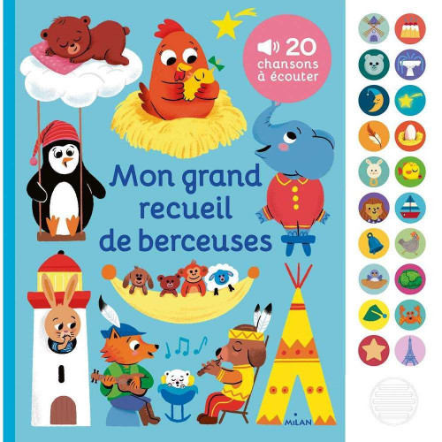 Livre Mon grand recueil de berceuses