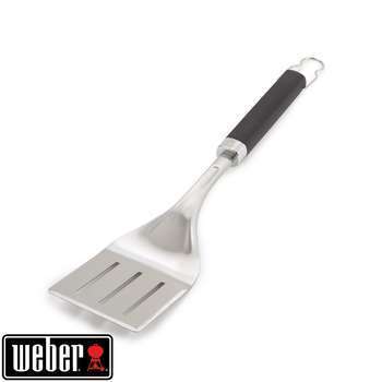 Spatule BETTER en inox et poignée noire - 4,45x13,