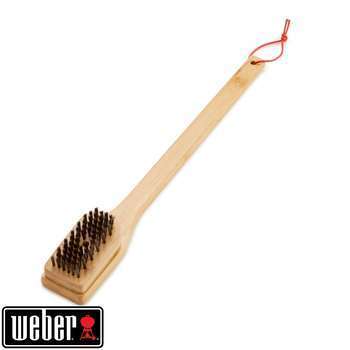 Brosse pour barbecue en bambou - 46 cm