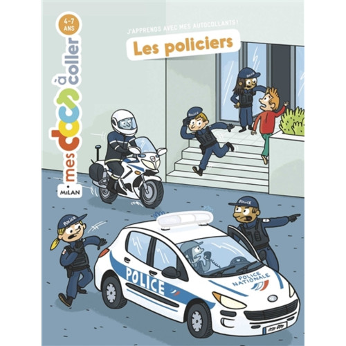 Livre Les policiers : j'apprends avec mes autocoll