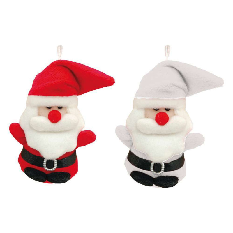 Suspension Pere Noel Blanc Rouge