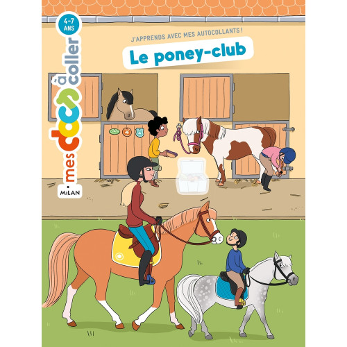 Livre pour enfant, mes docs à coller : le poney-cl