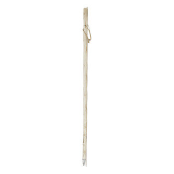 Bâton de marche : châtaignier, blanc/beige