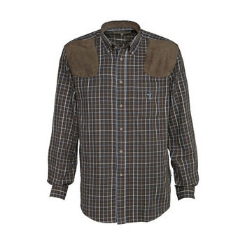 Chemise Chasse Sologne, marron : L