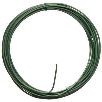Câble en fil : fer galvanisé, vert, 7mmx25m