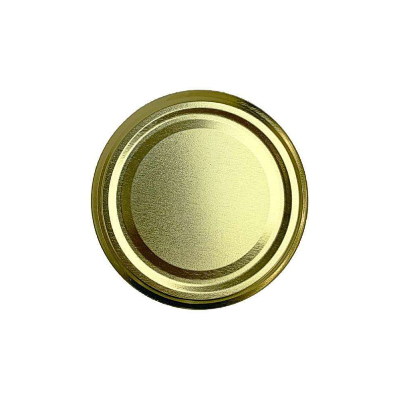 Capsule métallique miel : or, d.82mm, x100