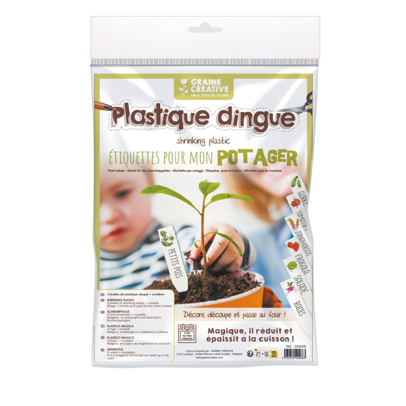 Kit PLASTIQUE DINGUE pour réalisation DIY d'étique