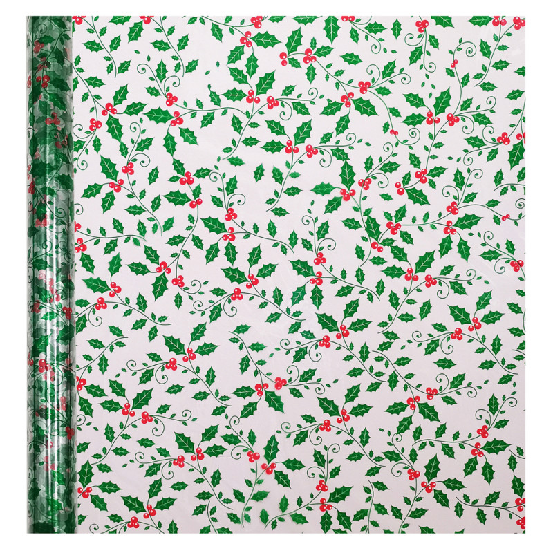 Rouleau de papier cadeaux transparent imprimé - 20