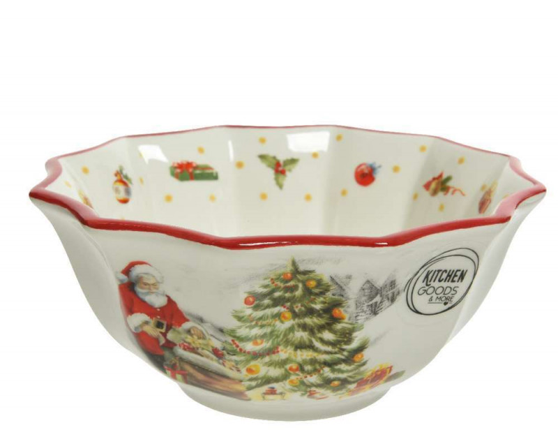 Coupe/saladier Scène Noël - D.15cm