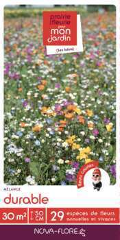 Prairies fleuries : prairie durable - 30m²