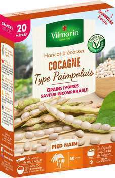 Graines de haricot nain à Ecosser Cocagne (type Pa