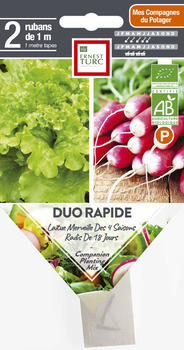 Duo rapide Laitue Radis 1,058g