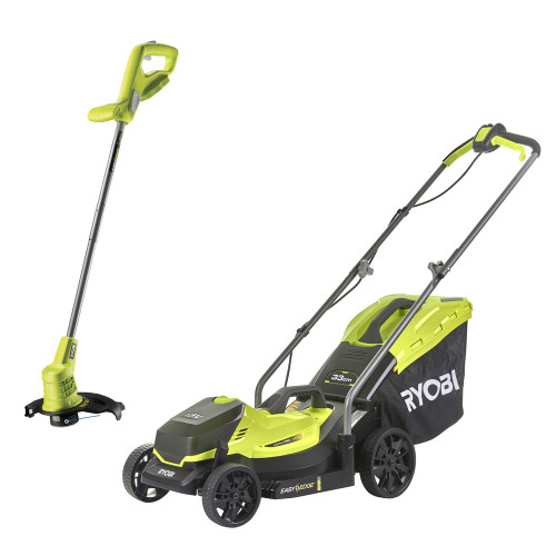 Tondeuse à batterie RLM1833 + Coupe-bordure BLT182