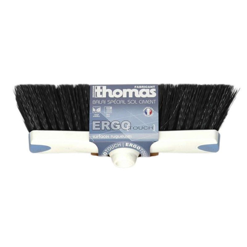 Balai Ergotouch, fibre noire et dure