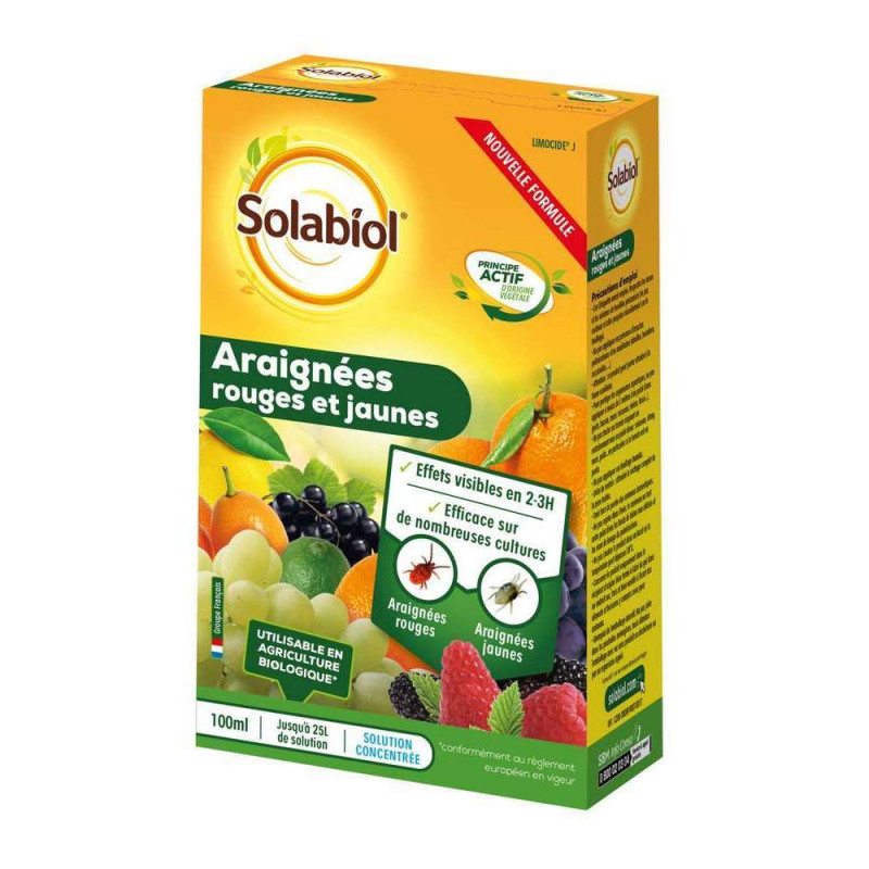 Insecticide pour araignées rouges - 100ml