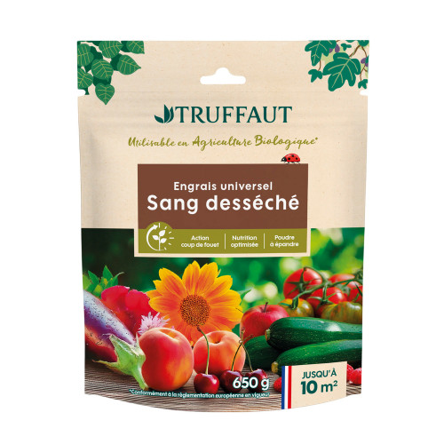Engrais universel, sang desséché : 650g