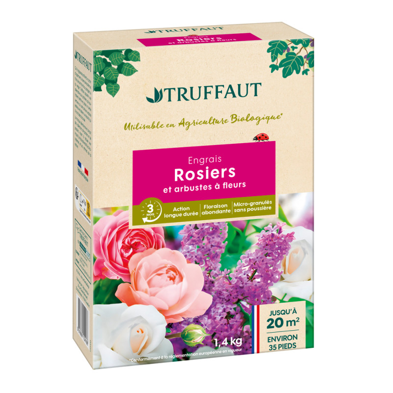Engrais rosiers et arbustes - 1,4Kg