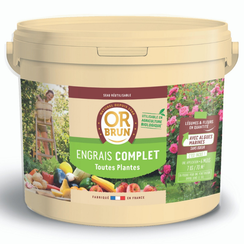 ENGRAIS COMPLET EXPERT 4 KG OR BRUN