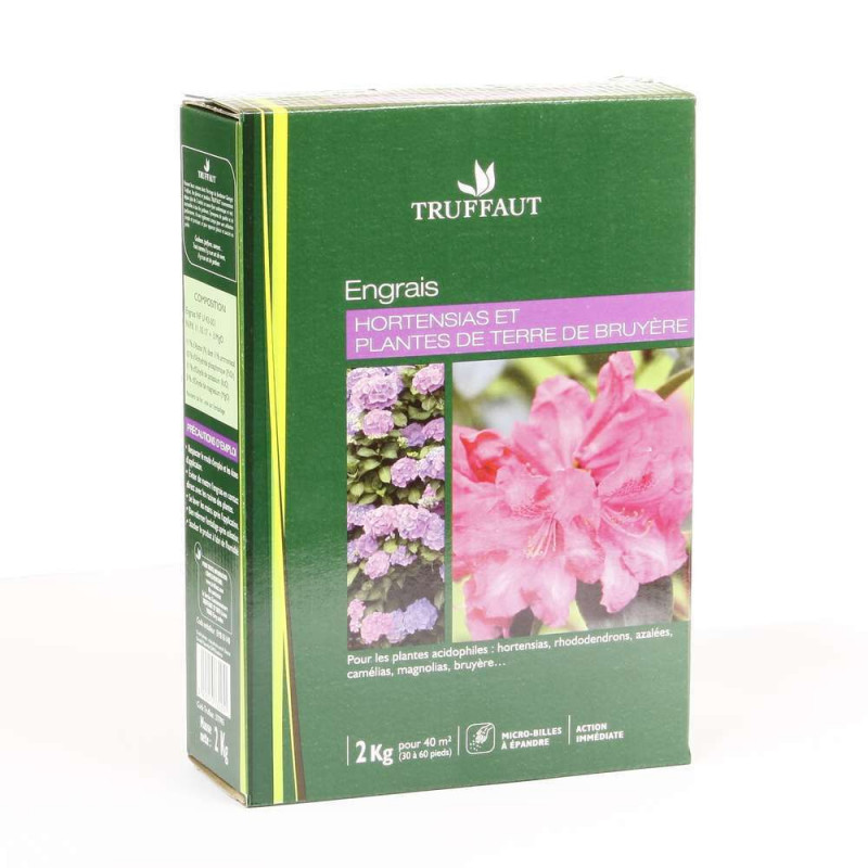 Engrais Hortensias et plantes de Terre de Bruyère