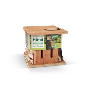 Abri double à papillons, en bois Douglas L. 16 x P