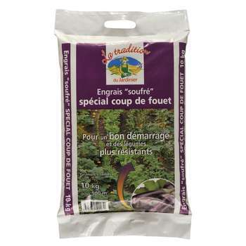 Engrais coup de fouet: granulés ronds, 10kg