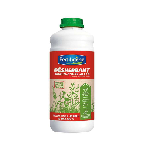 Désherbant concentré à diluer pour jardin, cours e