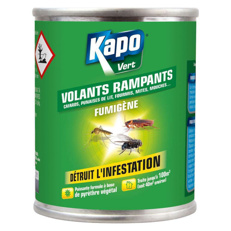 Fumigène contre les insectes volants et rampants -