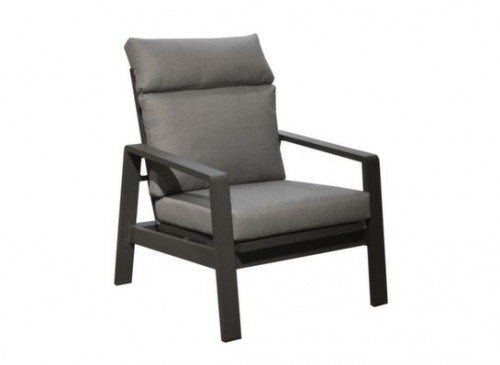 Fauteuil Marseille fixe grey gris<BR>