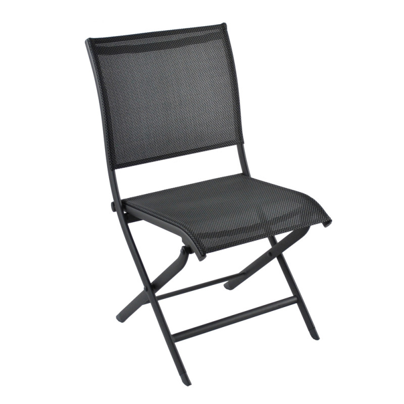 Chaise élégance pliante graphite bbm