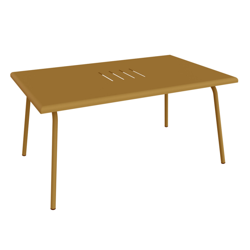 Table basse Monceau, coloris pain d'épices - 57x92