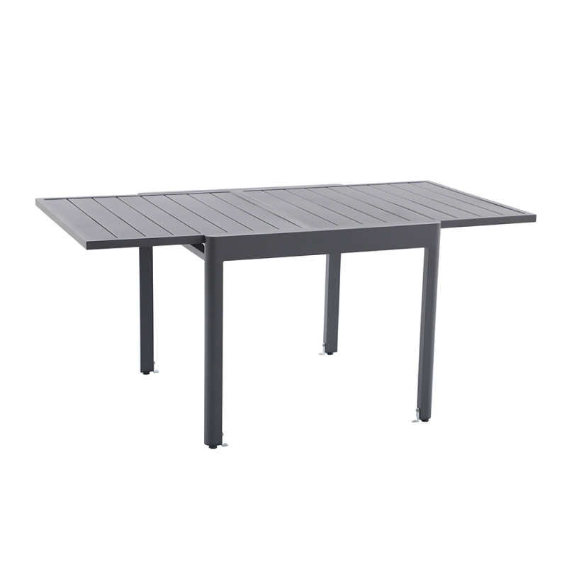 Table Riva, coloris graphite L167. 5/88. 5xl90xH75