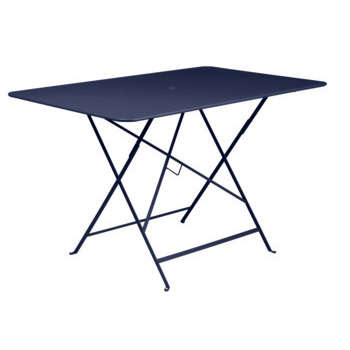 Table Bistro, L.117cm : bleu abysse