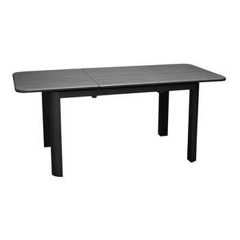 Table d'extérieur Eos, 180x80 cm, noir