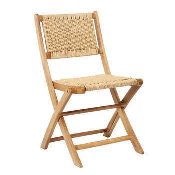 Chaise MAYA Falcon en acacia et résine - 50x56x85