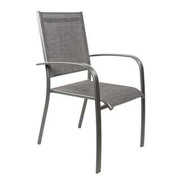 Fauteuil de jardin ARIES Bello aluminium et toile