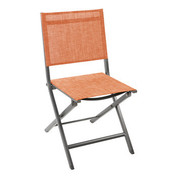 Chaise pliante Eris paprika chiné